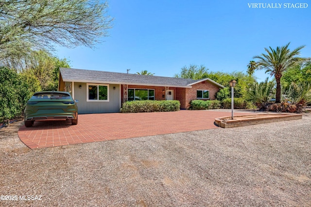 3409 E Linden St, Tucson, AZ 85716 - view of ranch-style house