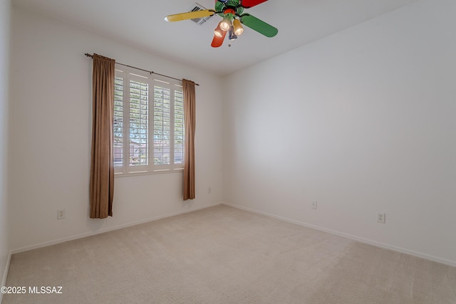 5590 W Acacia Blossom Pl, Marana, AZ 85658 - carpeted empty room featuring a ceiling fan and baseboards