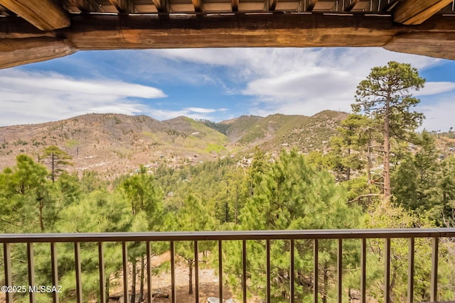 12709 N Casa Grande Ave, Mount Lemmon, AZ 85619 - mountain view with a heavily wooded area