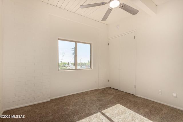 2525 N Alvernon Way Unit F8, Tucson, AZ 85712 - unfurnished room featuring carpet floors and a ceiling fan