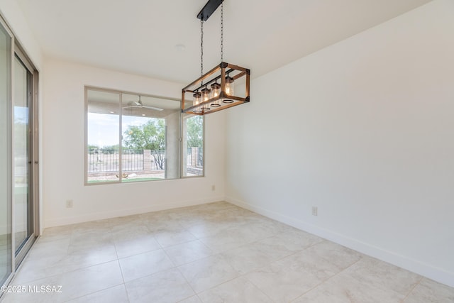2559 E Wrightson View Dr, Green Valley, AZ 85614 - empty room with baseboards and light tile patterned floors