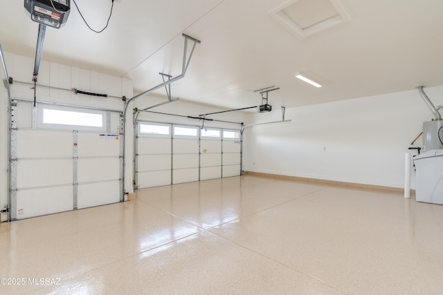 2559 E Wrightson View Dr, Green Valley, AZ 85614 - garage with a garage door opener and water heater