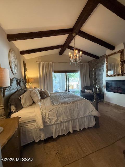 7774 E Cleary Way, Tucson, AZ 85715 - bedroom with a chandelier