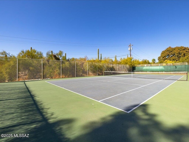 641 W Las Lomitas Rd, Tucson, AZ 85704 - view of tennis court featuring fence and community basketball court