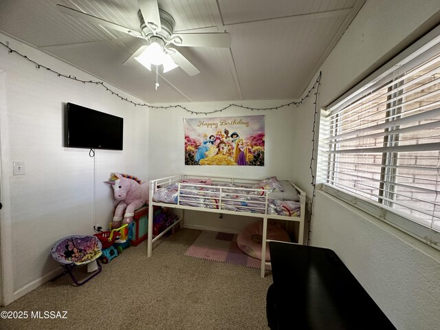 1609 S 12th Ave, Safford, AZ 85546 - carpeted bedroom featuring ceiling fan