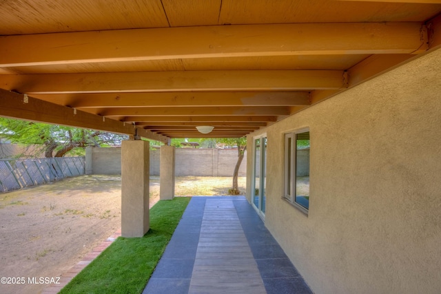 4842 E 27th St, Tucson, AZ 85711 - view of patio featuring fence