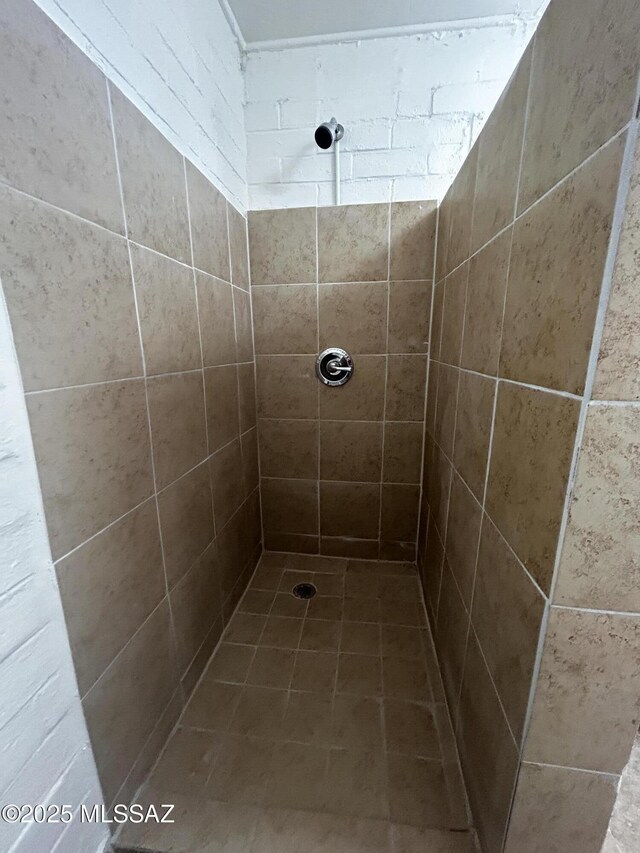 139 E 35th St, Tucson, AZ 85713 - full bathroom featuring a tile shower