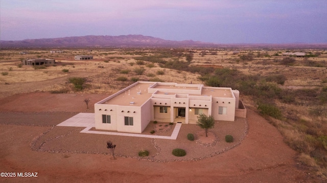 8867 S Welsh Pl, Hereford, AZ 85615 - aerial view of sparsely populated area with a desert landscape and mountains