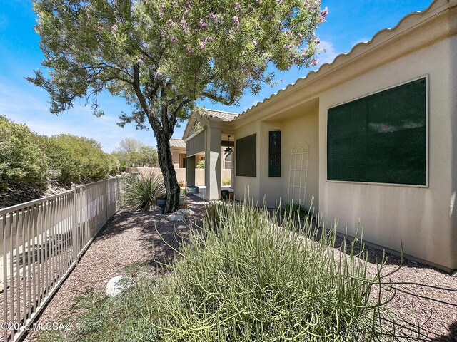 13401 N Rancho Vistoso Blvd Unit 190, Oro Valley, AZ 85755 - view of fenced backyard