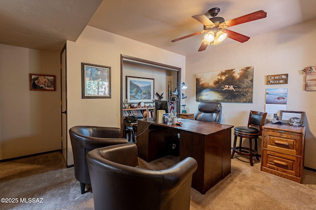 413 N Calle Del Diablo, Green Valley, AZ 85614 - carpeted office space with a ceiling fan