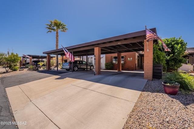 413 N Calle Del Diablo, Green Valley, AZ 85614 - view of covered parking lot