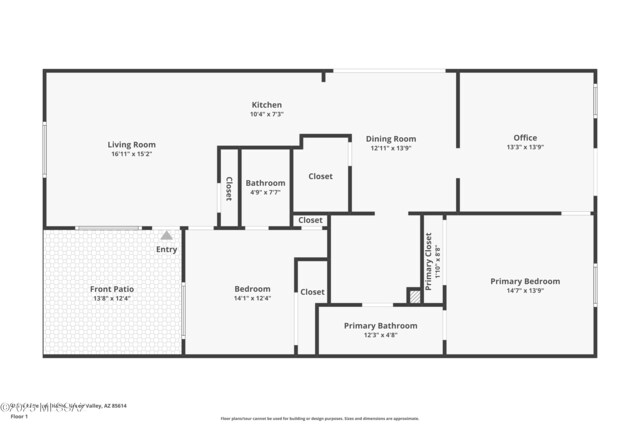 413 N Calle Del Diablo, Green Valley, AZ 85614 - room layout