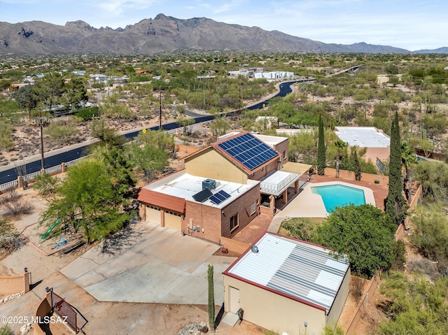 120 E Rudasill Rd, Tucson, AZ 85704 - view from above of property featuring a mountainous background