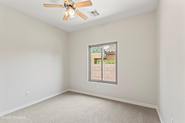 45 N Lookout Knob Dr, Sahuarita, AZ 85629 - carpeted spare room with baseboards and a ceiling fan