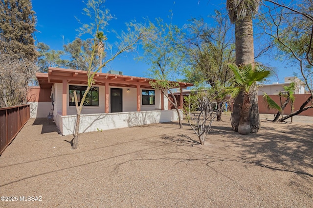 1726 N Cloverland Ave, Tucson, AZ 85712 - view of pueblo revival-style home