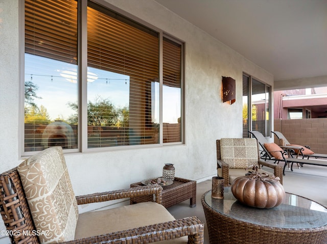 380 E Via Puente De La Lluvia, Sahuarita, AZ 85629 - view of patio with an outdoor living space