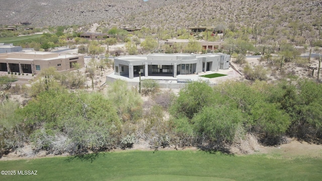 14295 N Silent Sky Pl, Marana, AZ 85658 - aerial view of property and surrounding area with mountains
