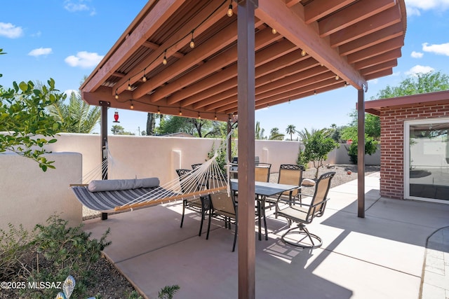 2302 N Norton Ave, Tucson, AZ 85719 - view of patio featuring outdoor dining area