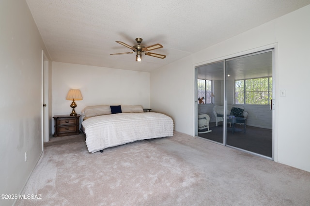 201 N Cloverland Ave, Tucson, AZ 85711 - bedroom with carpet, a closet, and a ceiling fan