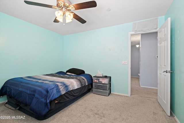 139 W Cheevers St, Vail, AZ 85641 - bedroom with carpet flooring, baseboards, and ceiling fan