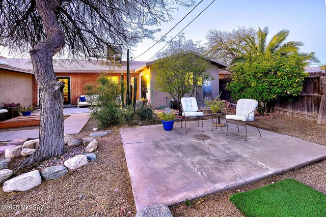 4255 E Calle De Madrid, Tucson, AZ 85711 - view of patio with fence