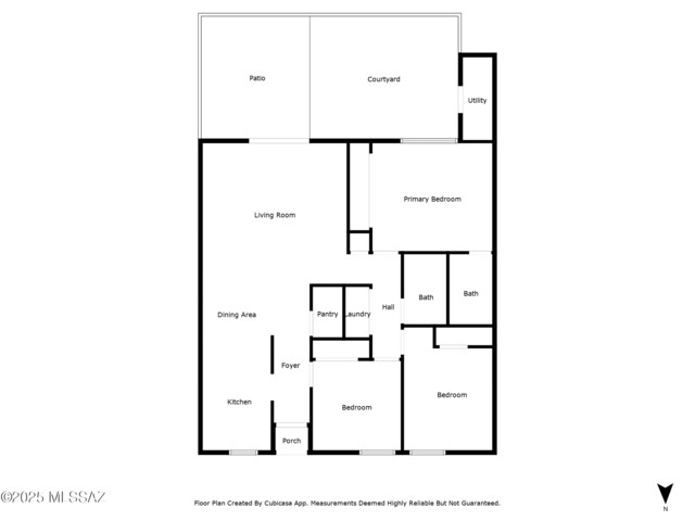 2819 W Jennie Ln, Tucson, AZ 85713 - floor plan / room layout