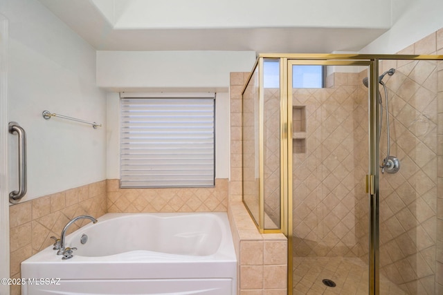 1048 E Rodda River Pl, Tucson, AZ 85718 - bathroom with a bath and a shower stall