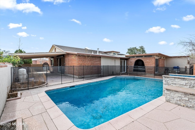 5247 E 6th St, Tucson, AZ 85711 - view of swimming pool with a gate and a patio