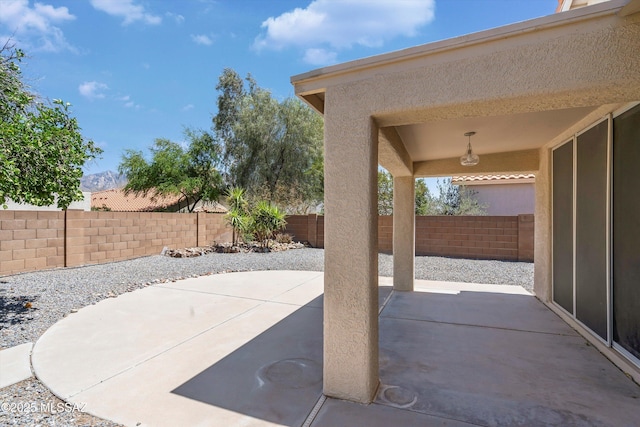 12122 N Sterling Ave, Oro Valley, AZ 85755 - fenced backyard featuring a patio area