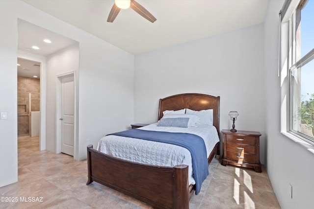 1759 E Via Colomba Bianca, Tucson, AZ 85737 - bedroom featuring recessed lighting and a ceiling fan