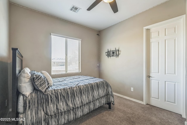 3022 S Open Range Way, Tucson, AZ 85713 - carpeted bedroom featuring ceiling fan and baseboards