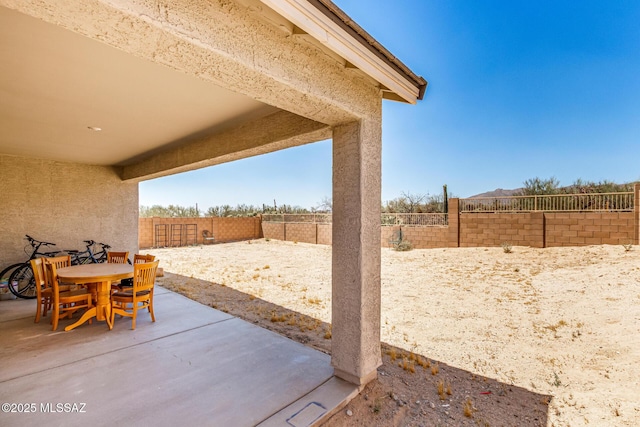 5568 W Summer Vw Dr, Marana, AZ 85658 - fenced backyard featuring a patio area