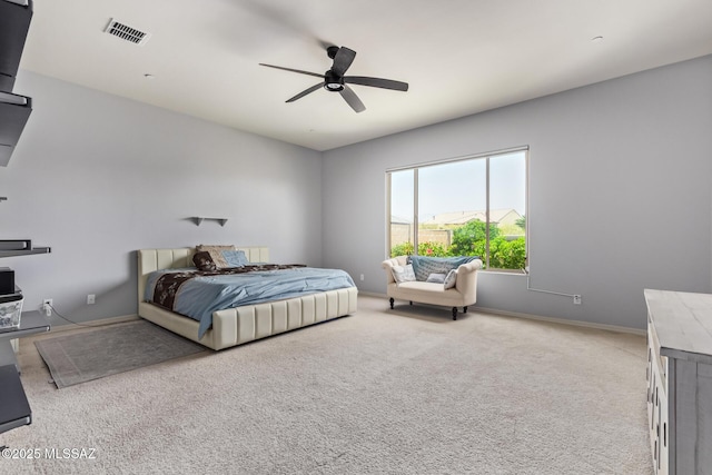 11874 N Raphael Way, Tucson, AZ 85742 - carpeted bedroom featuring ceiling fan and baseboards