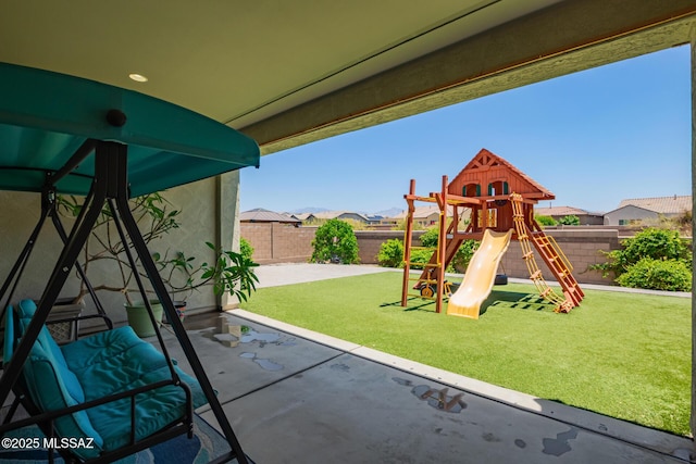 11874 N Raphael Way, Tucson, AZ 85742 - view of playground featuring a patio area