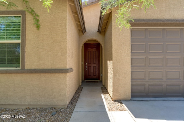 3287 W Sunlit Peak Dr, Tucson, AZ 85742 - property entrance with stucco siding