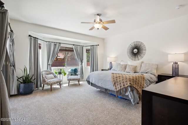 9225 S Summer Breeze Ln, Tucson, AZ 85756 - bedroom with carpet and ceiling fan