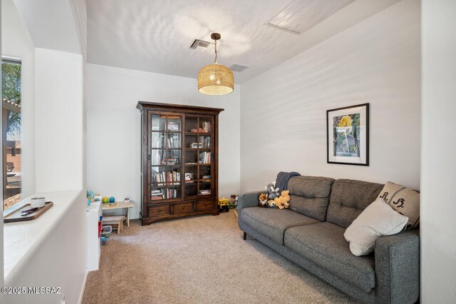 9225 S Summer Breeze Ln, Tucson, AZ 85756 - view of carpeted living area