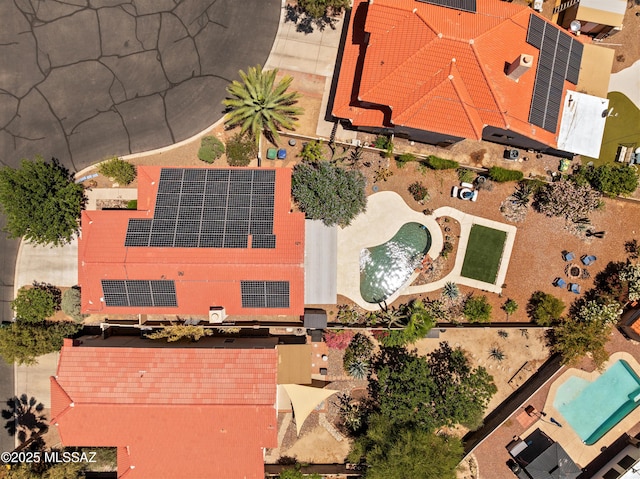 9000 N Twain St, Tucson, AZ 85742 - drone / aerial view of a pool