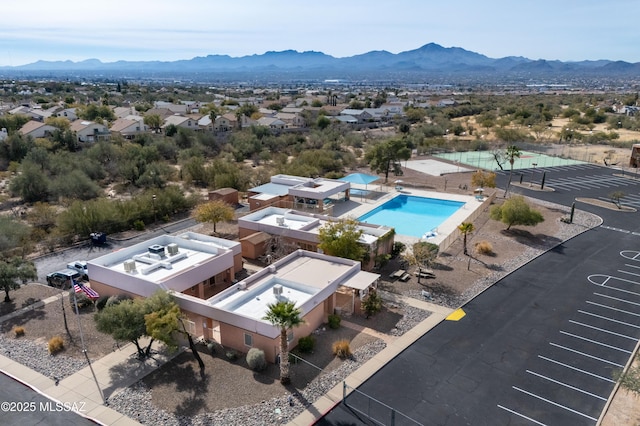 9000 N Twain St, Tucson, AZ 85742 - view of subject property featuring a mountainous background and a pool
