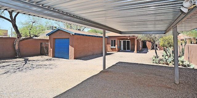 2422 E Drachman St, Tucson, AZ 85719 - view of patio with an outbuilding