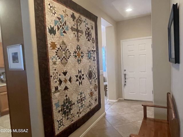 15808 S Via Cayetano, Sahuarita, AZ 85629 - hall featuring baseboards and light tile patterned flooring