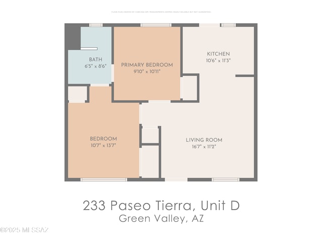 233 S Paseo Tierra Unit D, Green Valley, AZ 85614 - property floor plan