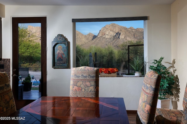 10550 N Lambert Pl, Tucson, AZ 85737 - dining area featuring a mountain view