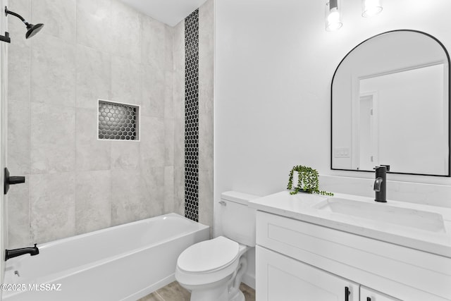 1917 Circulo Mexicali, Rio Rico, AZ 85648 - full bath featuring toilet, vanity, and  shower combination
