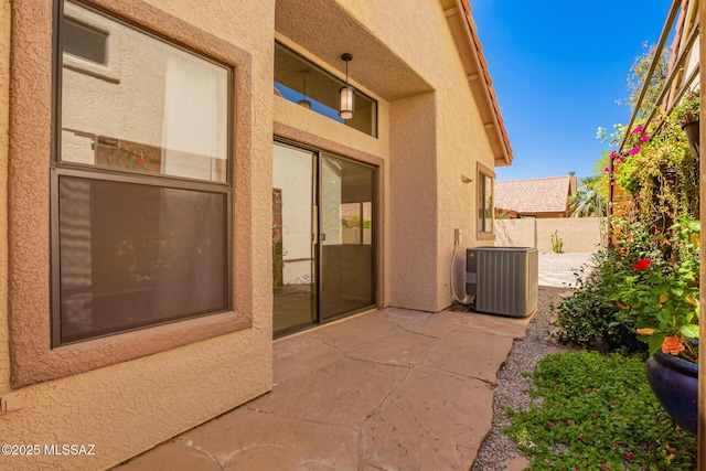 231 E Highcourte Ln, Tucson, AZ 85737 - view of patio with central air condition unit
