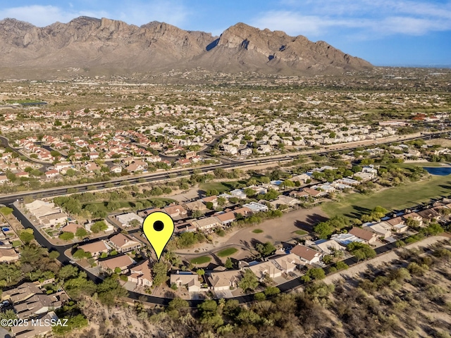 11562 N Scioto Ave, Tucson, AZ 85737 - view of property location with a mountain backdrop and nearby suburban area