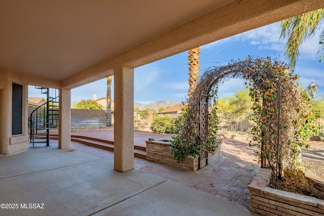 11562 N Scioto Ave, Tucson, AZ 85737 - fenced backyard featuring a patio
