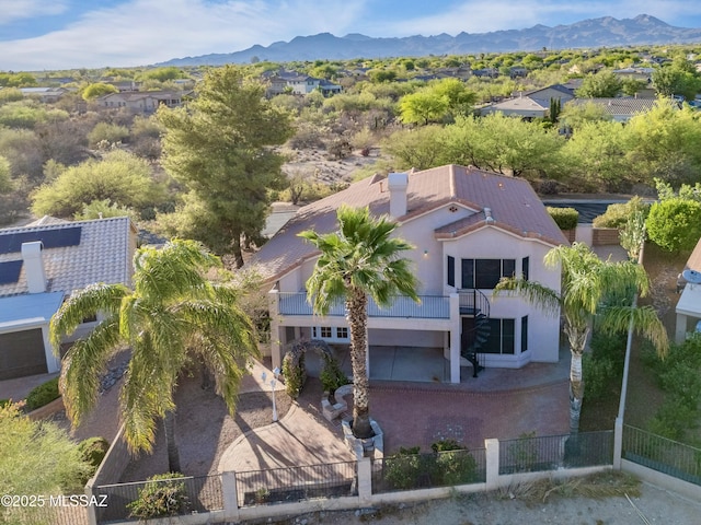 11562 N Scioto Ave, Tucson, AZ 85737 - view of subject property with a mountain backdrop