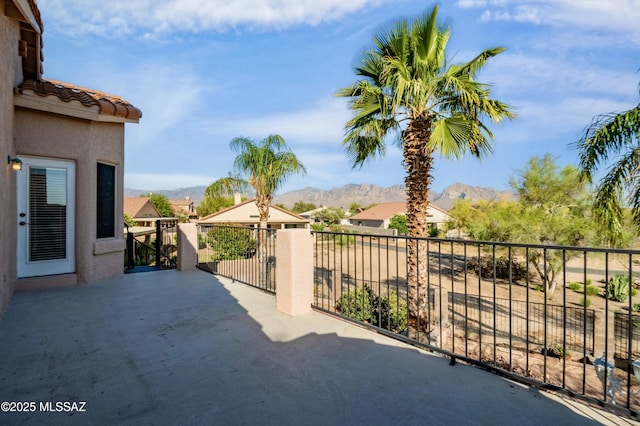 11562 N Scioto Ave, Tucson, AZ 85737 - view of patio featuring a mountain view