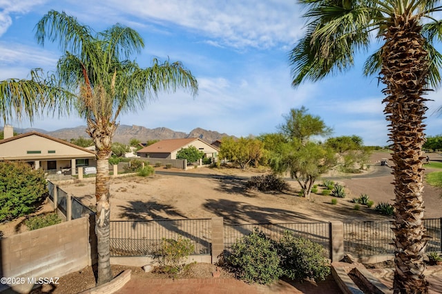 11562 N Scioto Ave, Tucson, AZ 85737 - view of yard with a mountain view